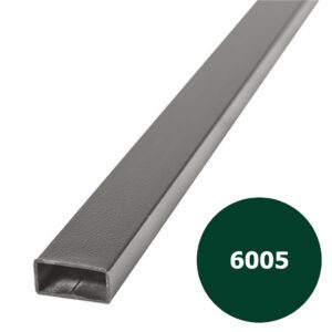 Лага заборная 40*20*2, L-3000 мм., порошковая покраска (RAL-6005)