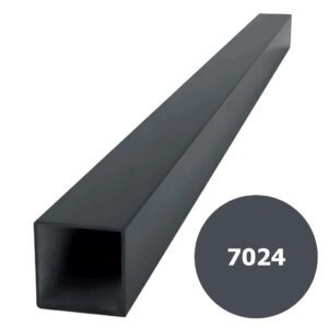Столб заборный 60*40*1,5, L-2000 мм., порошковая покраска (RAL-7024)